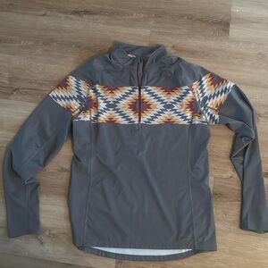 STOIC halfzip sweater euc